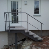 Holmtreppe als Außentreppe