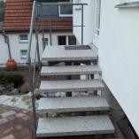 Holmtreppe als Außentreppe