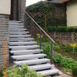 Holmtreppe als Außentreppe