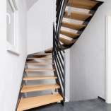 Flachstahl Wangentreppe Haus Wanfried