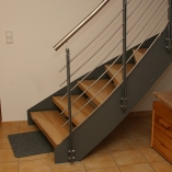 Flachstahl Wangentreppe
