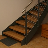 Flachstahl Wangentreppe