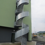 Fluchttreppe Treppenturm