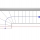 viertelgewendelte Treppe im Antritt (Drehrichtung rechts)