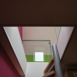 Spindeltreppe mit Profilrohrträger