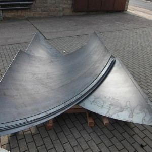 3-Walzen-Biegen für Treppenwangen