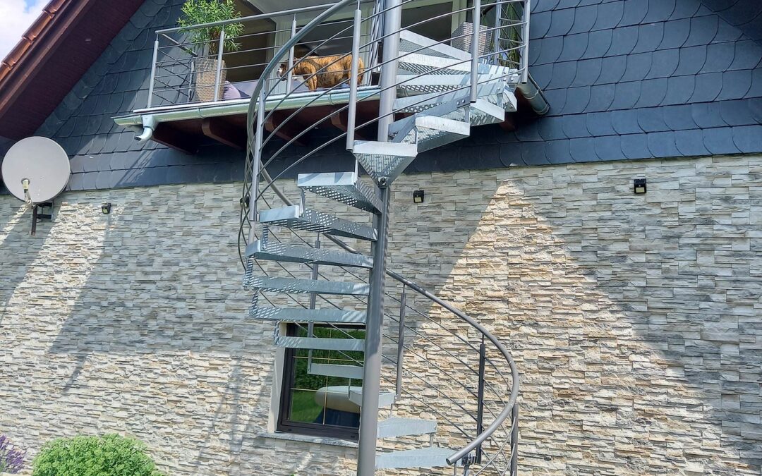 Projekt: Spindeltreppe für ein Privathaus in Niederspier